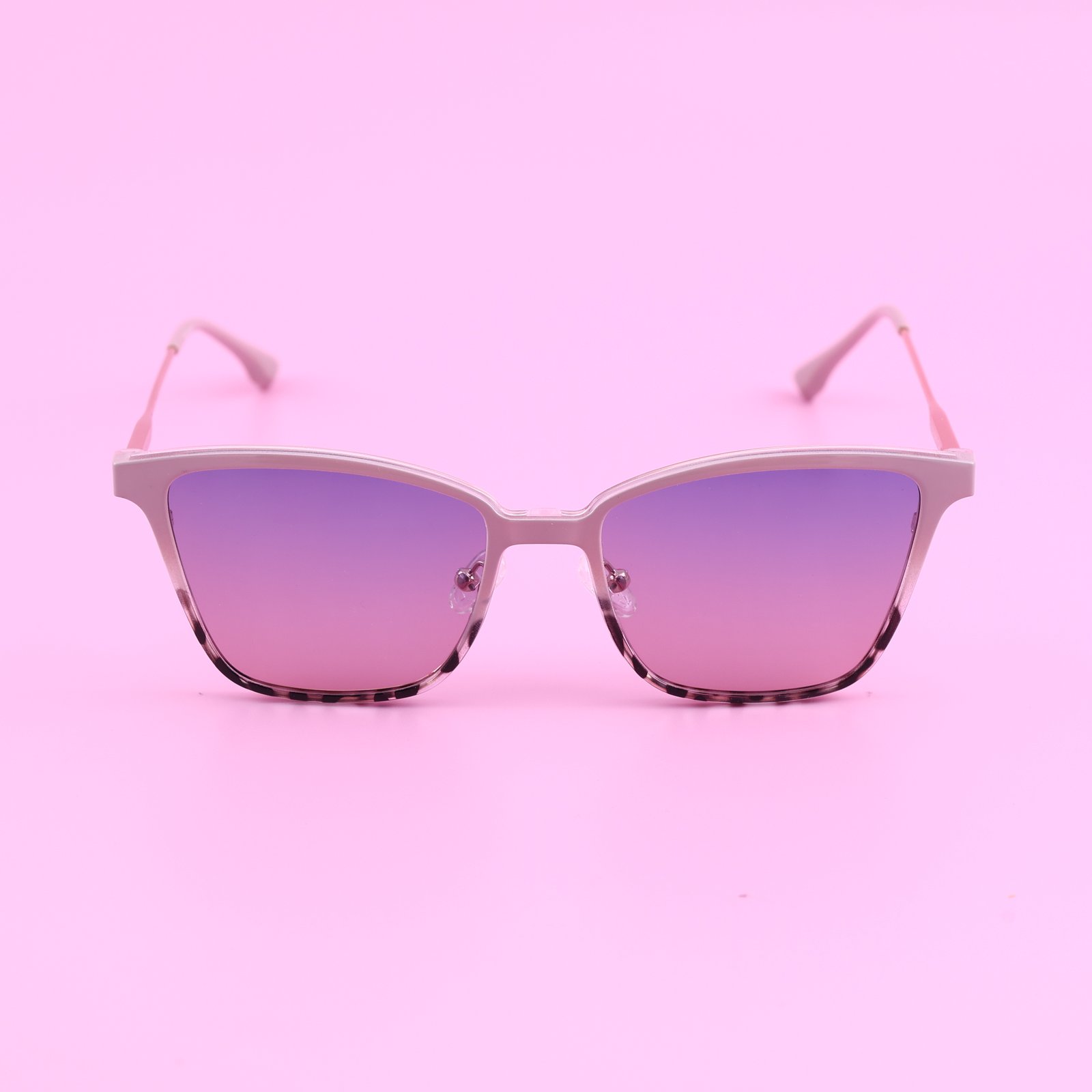 OG Pink Mirage | Crystal Frame Pink Mirror Sunglasses