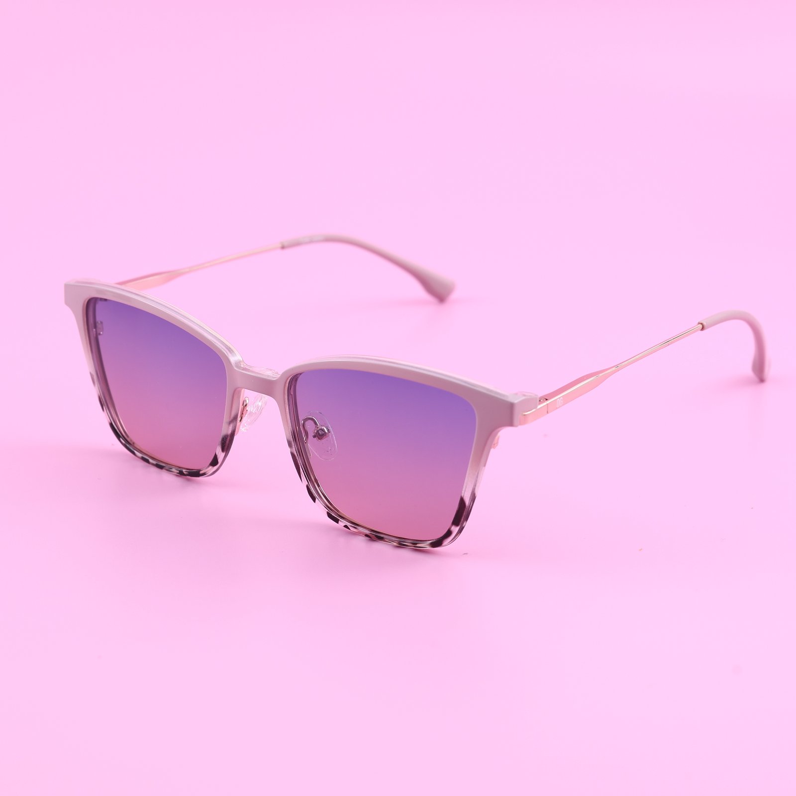 OG Pink Mirage | Crystal Frame Pink Mirror Sunglasses