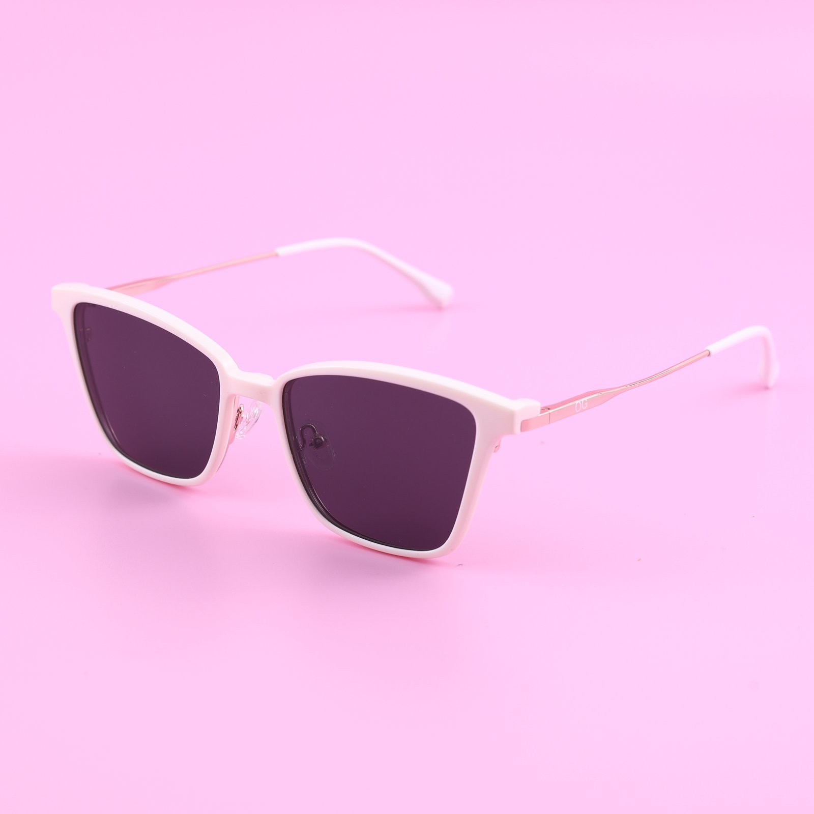 OG Pink Mirage | Crystal Frame Pink Mirror Sunglasses