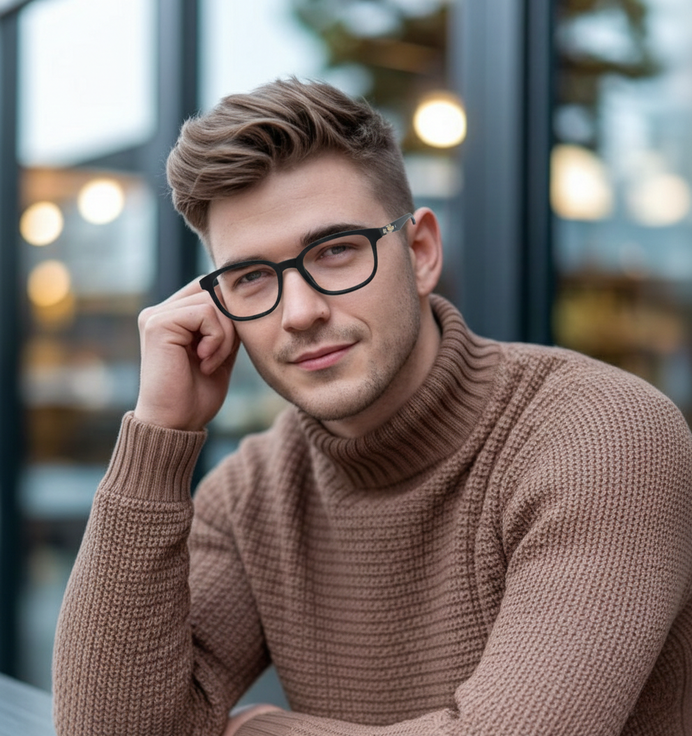 OG Prime Men’s Full Rim Square Eyeglasses | Premium Optical Frame