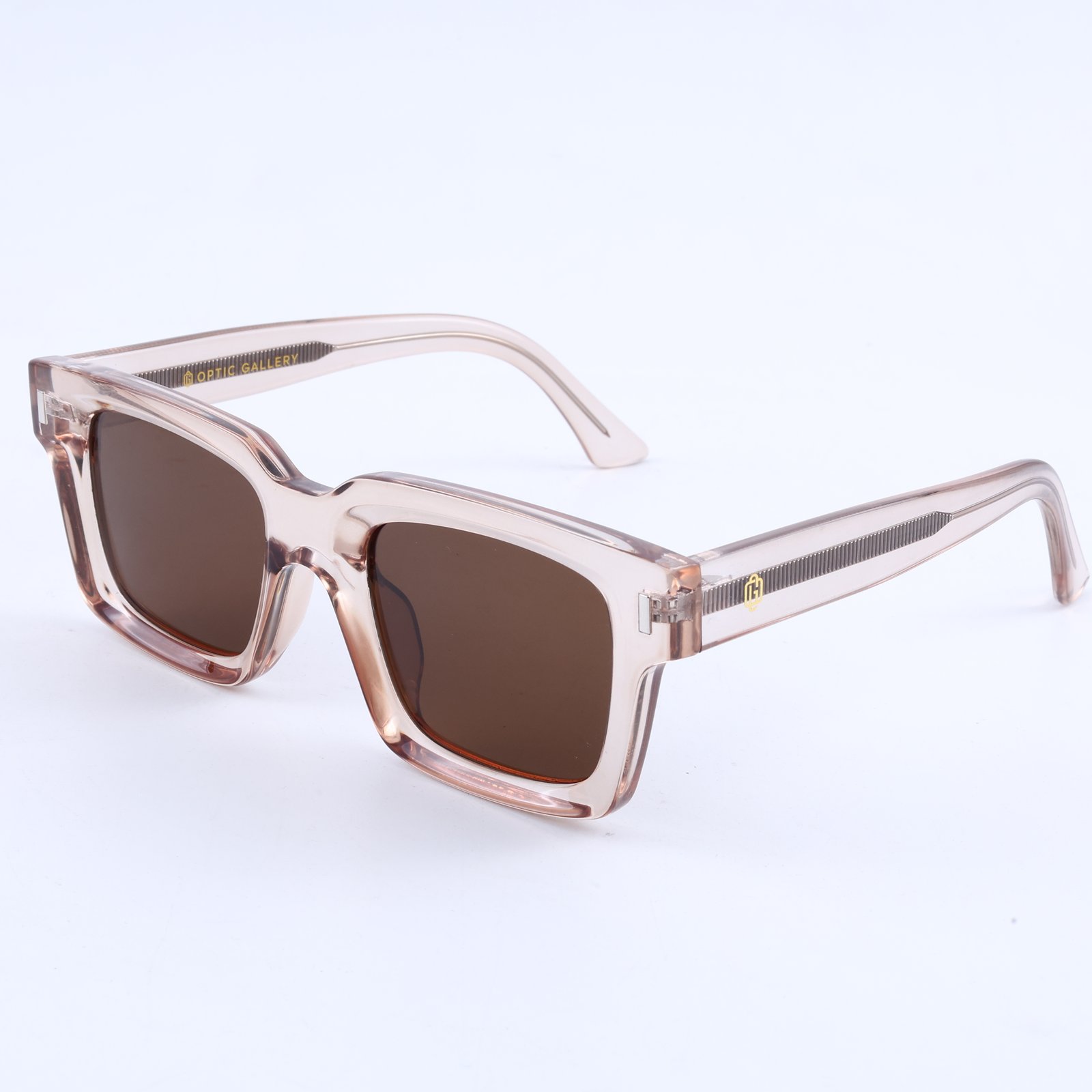 OG Rose Crystal Edge | Bold Square Sunglasses