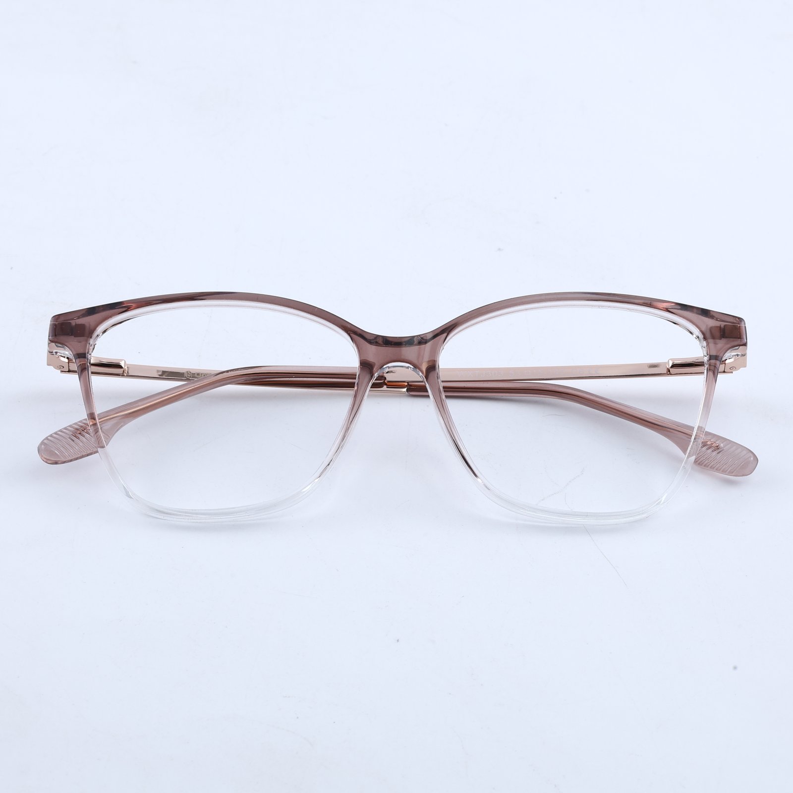 OG Rose Crystal Luxe Clip-On | Transparent Cat-Eye Magnetic Sunglasses