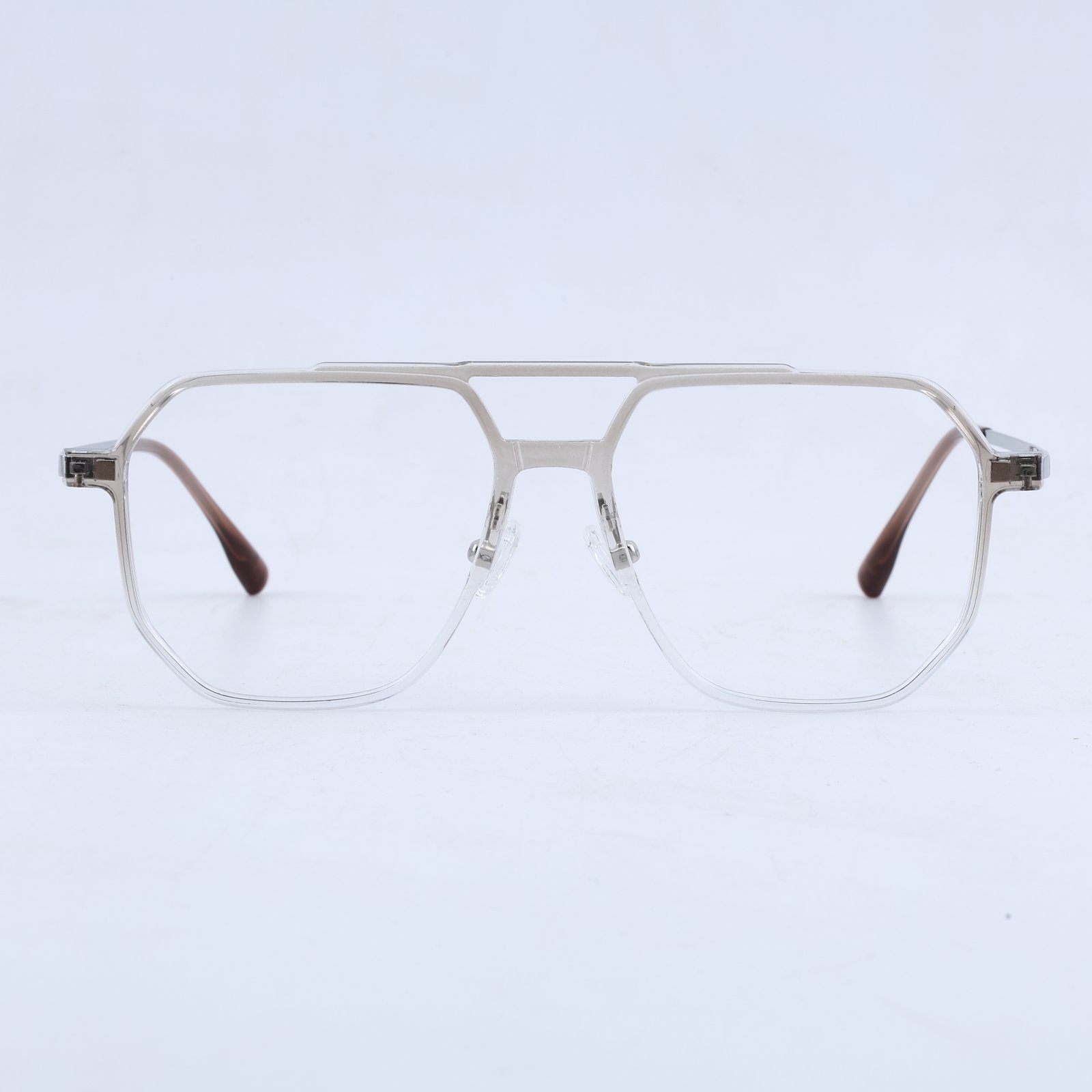 OG Rose Titan | Crystal Aviator Luxe Sunglasses