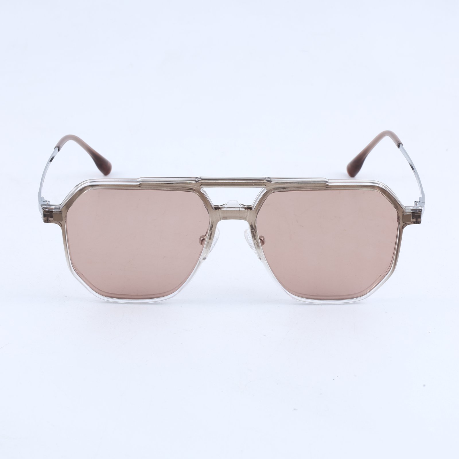OG Rose Titan | Crystal Aviator Luxe Sunglasses