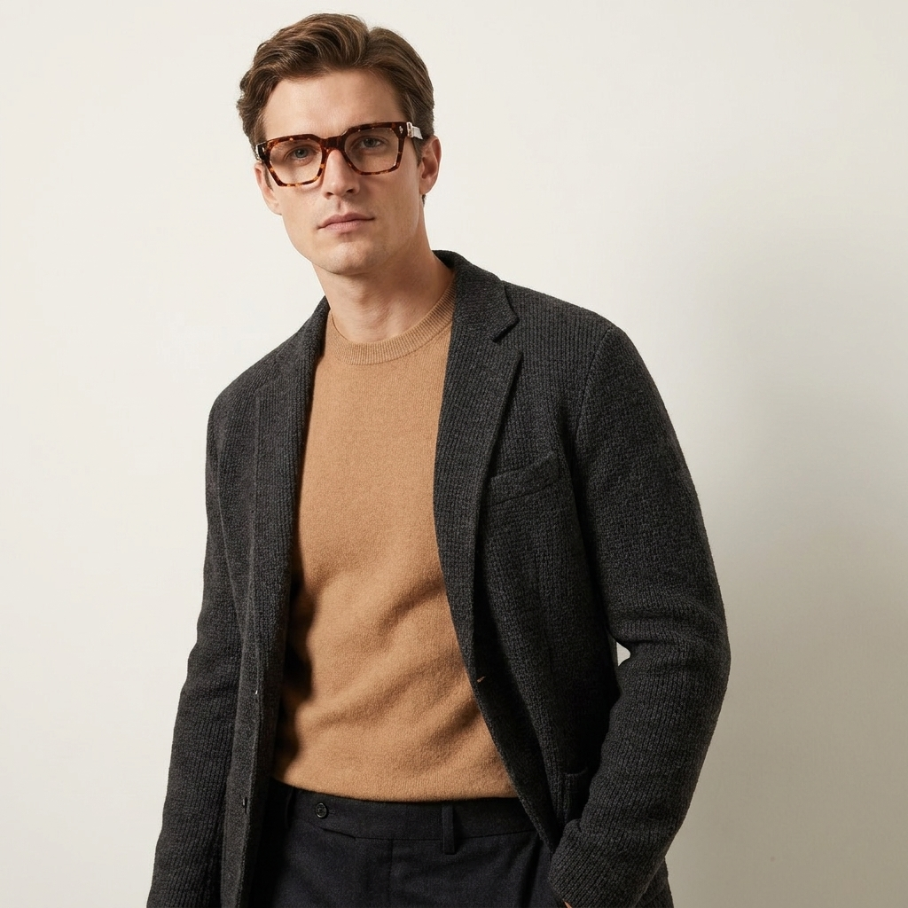 OG Royal Havana | Luxury Amber Tortoise Eyeglasses with Gold Signature Hinges & Crystal Brown Temples