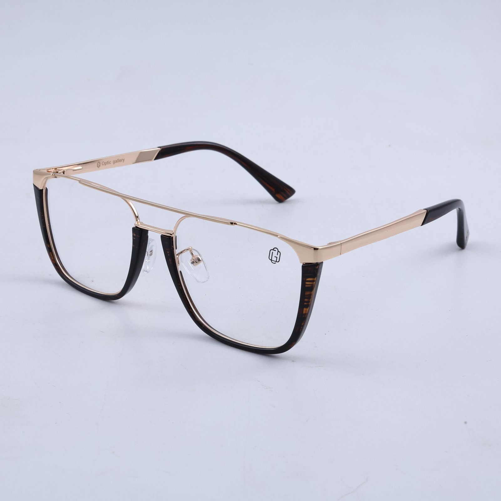 OG Royal Regent | Luxury Gold Browline Square Frame Eyewear