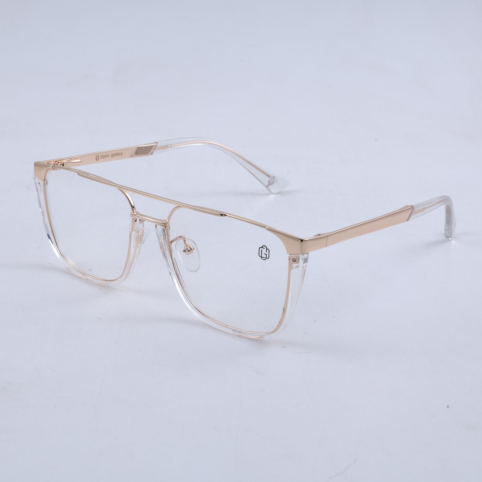 OG Royal Regent | Luxury Gold Browline Square Frame Eyewear