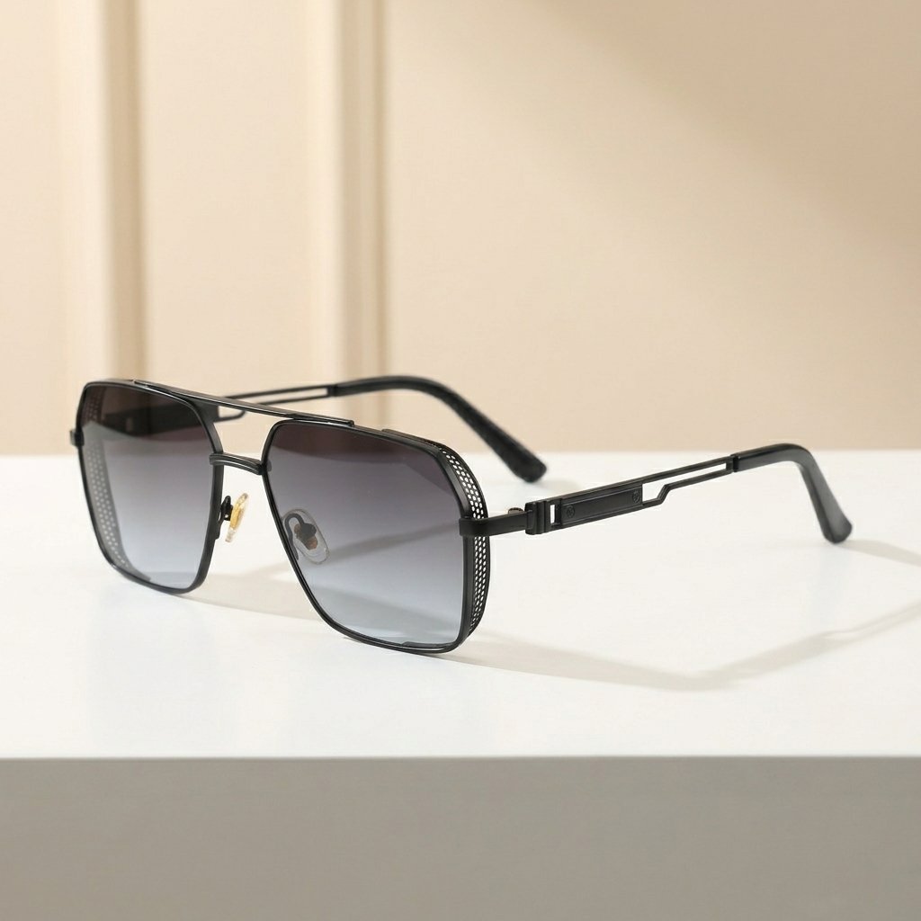 OG Royale Aviator Luxe | Gold Gradient Square Sunglasses