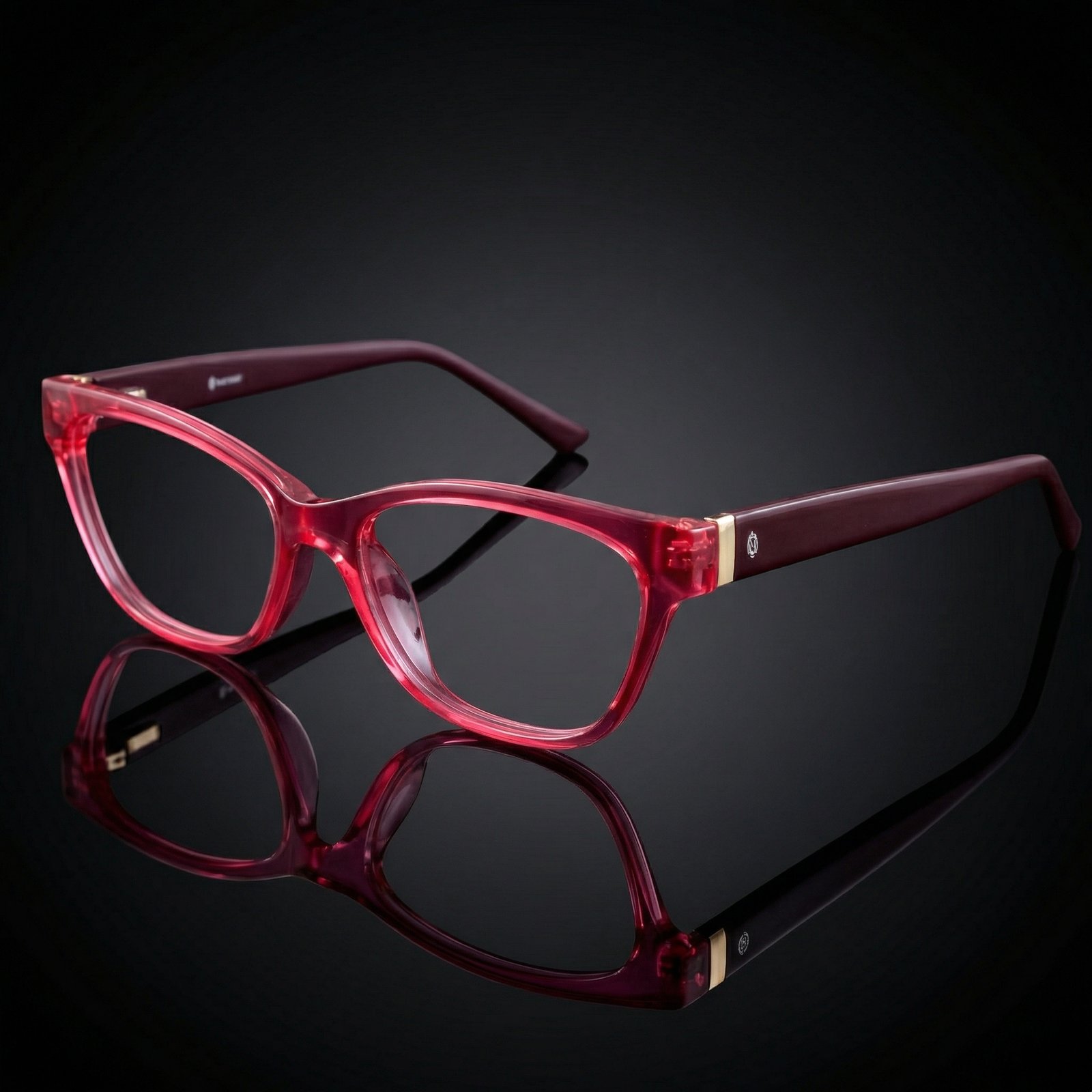 OG Shadow Curve Full Rim Cat-Eye Eyeglasses | Sleek Glossy Lightweight Optical Frame for Women