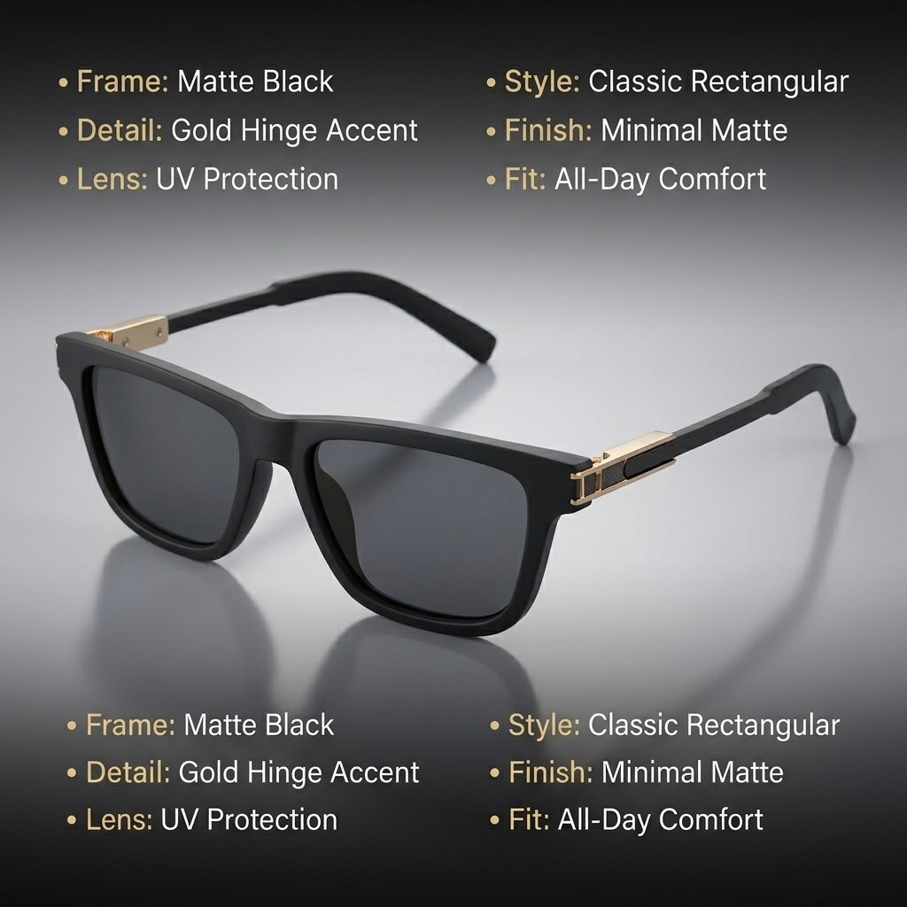 OG Shadow Glide Pro | Matte Square Sunglasses