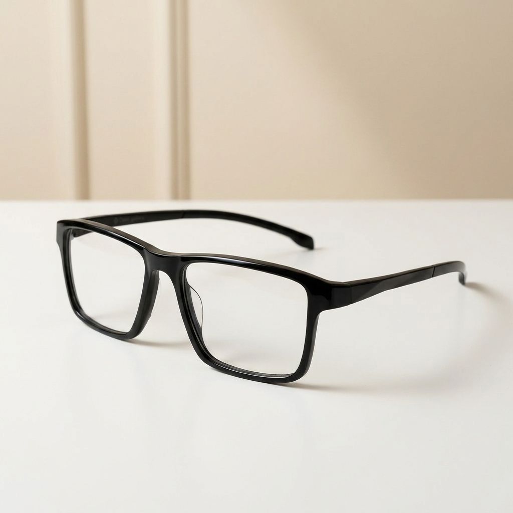 OG Shadow Luxe Clip-On | Matte Black Rectangular Magnetic Sunglasses