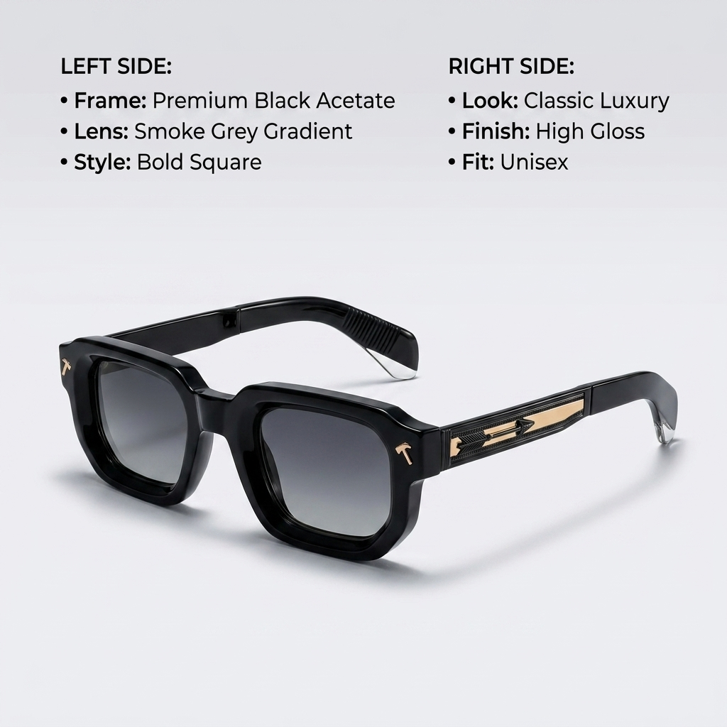 OG Shadow Luxe Edge | Bold Square Sunglasses