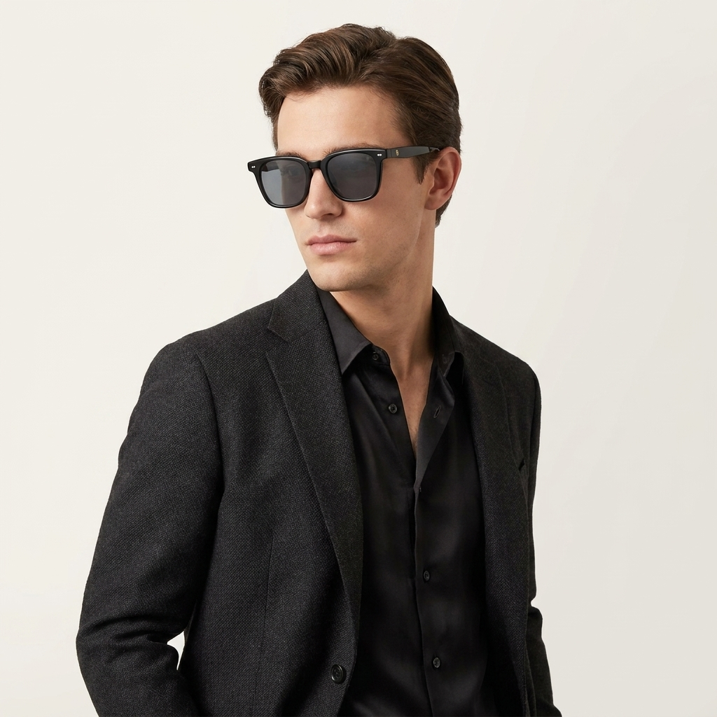 OG Shadow Noir Edge | Bold Square Sunglasses