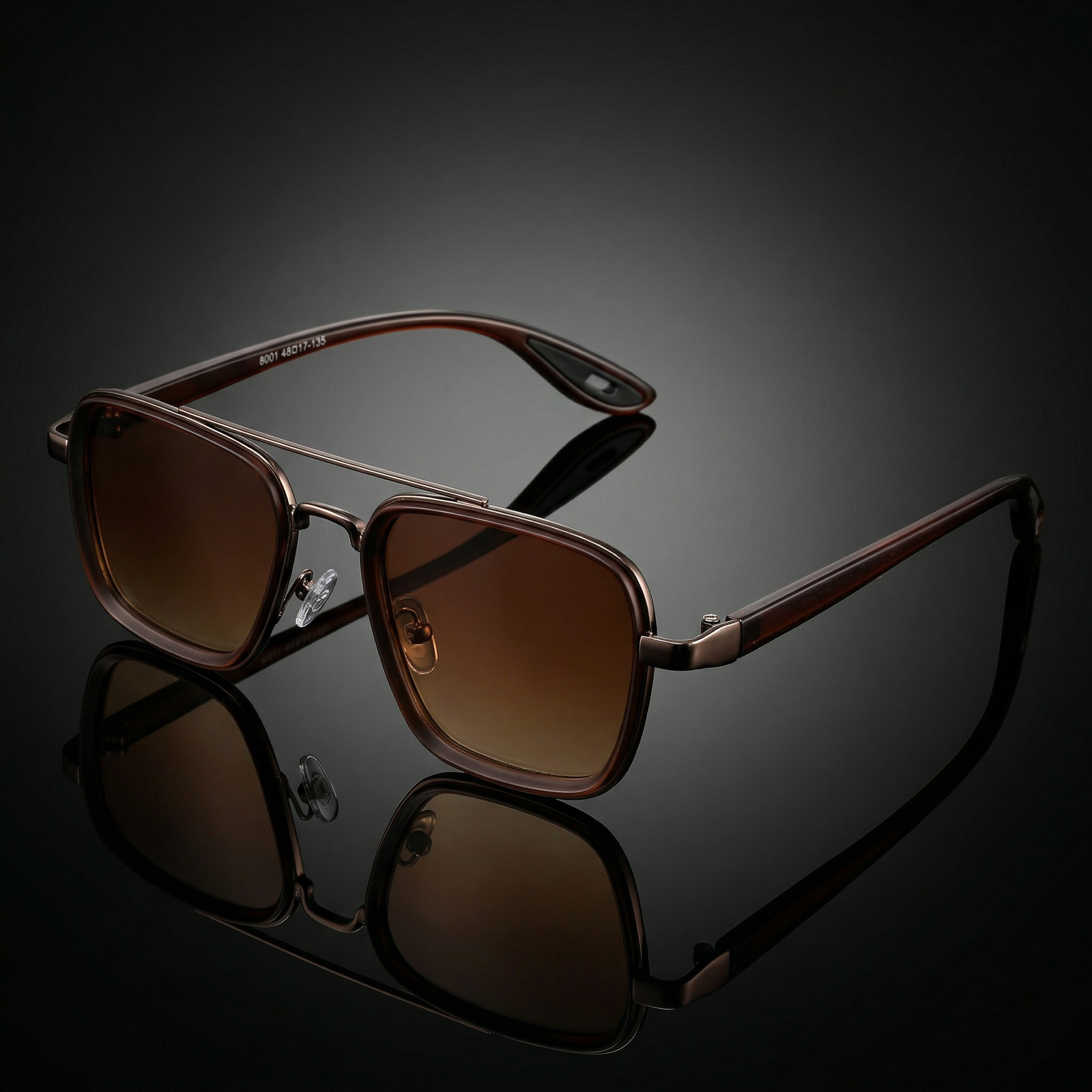 OG Shadow Pilot | Black Square Aviator Sunglasses