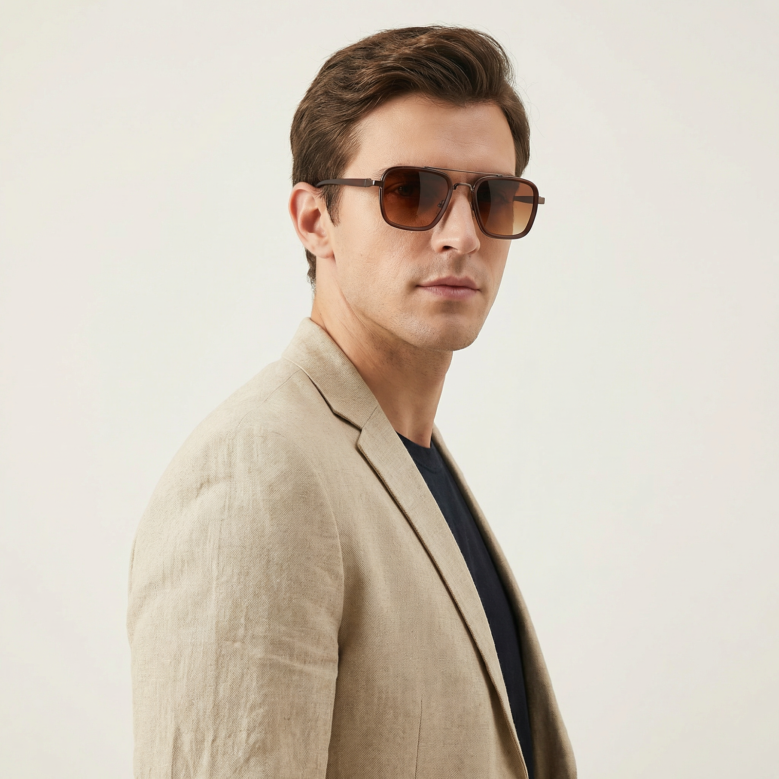 OG Shadow Pilot | Black Square Aviator Sunglasses