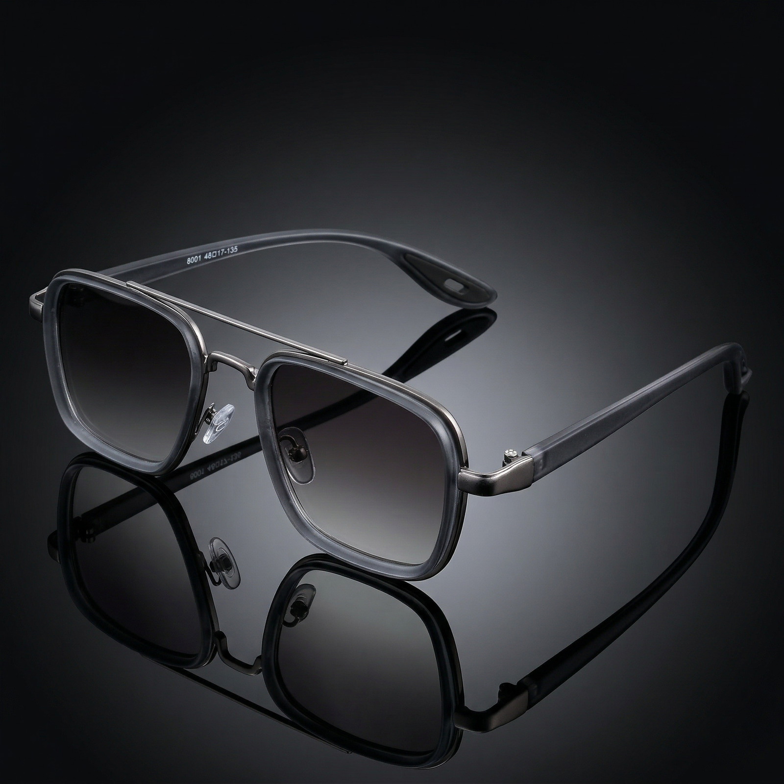 OG Shadow Pilot | Black Square Aviator Sunglasses