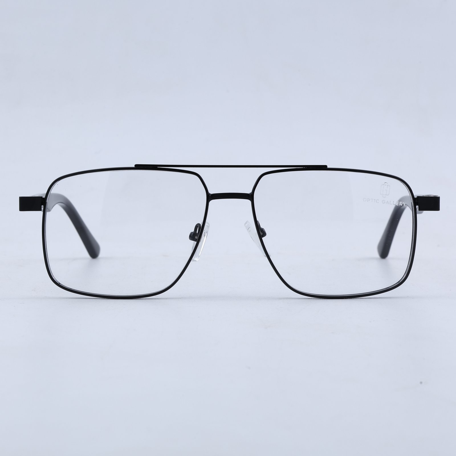 OG Shadow Pilot Clip-On | Premium Matte Black Magnetic Clip-On Aviator Eyewear with Floating Double Bridge Design