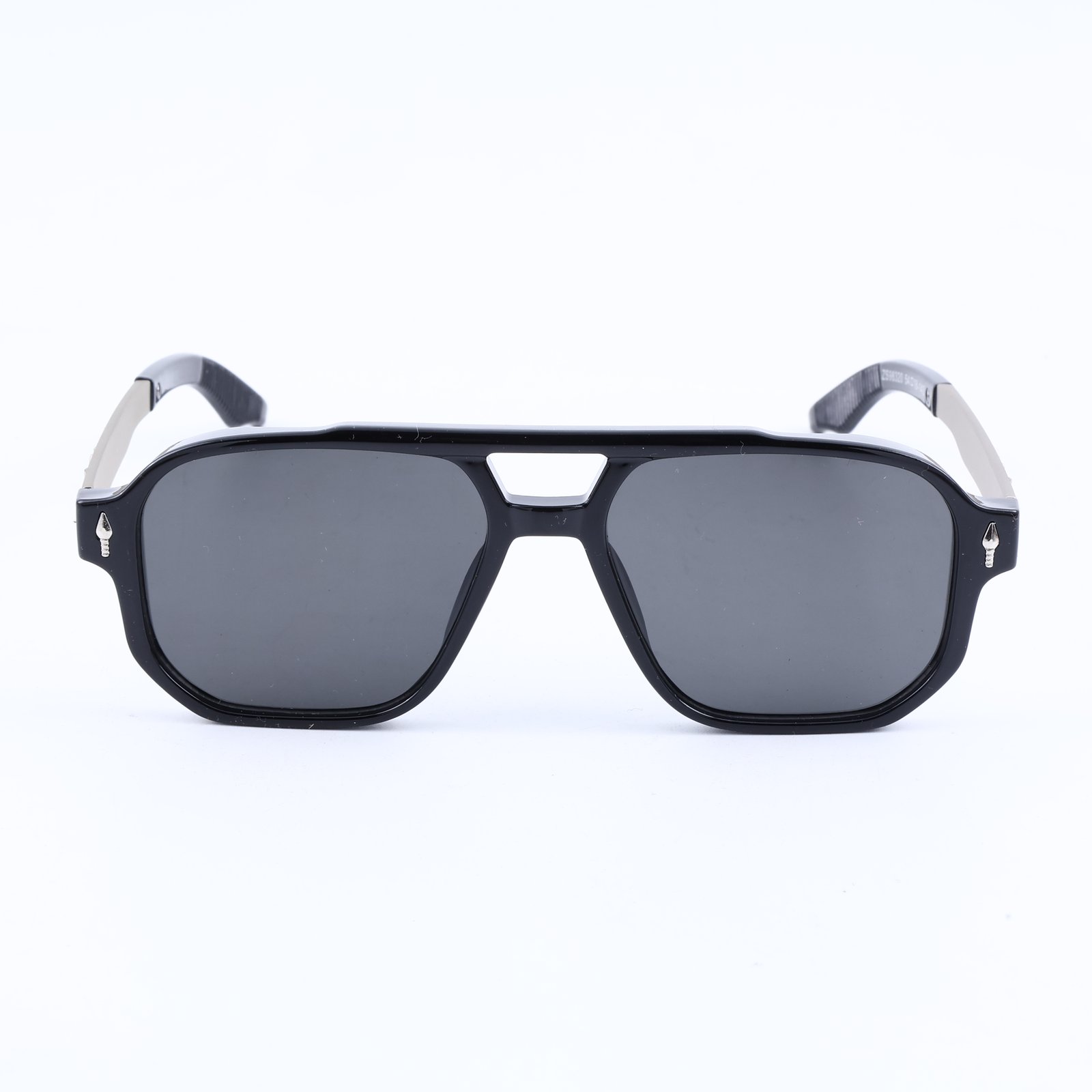 OG Shadow Pilot Luxe | Black Navigator Sunglasses with Metal Signature Temples