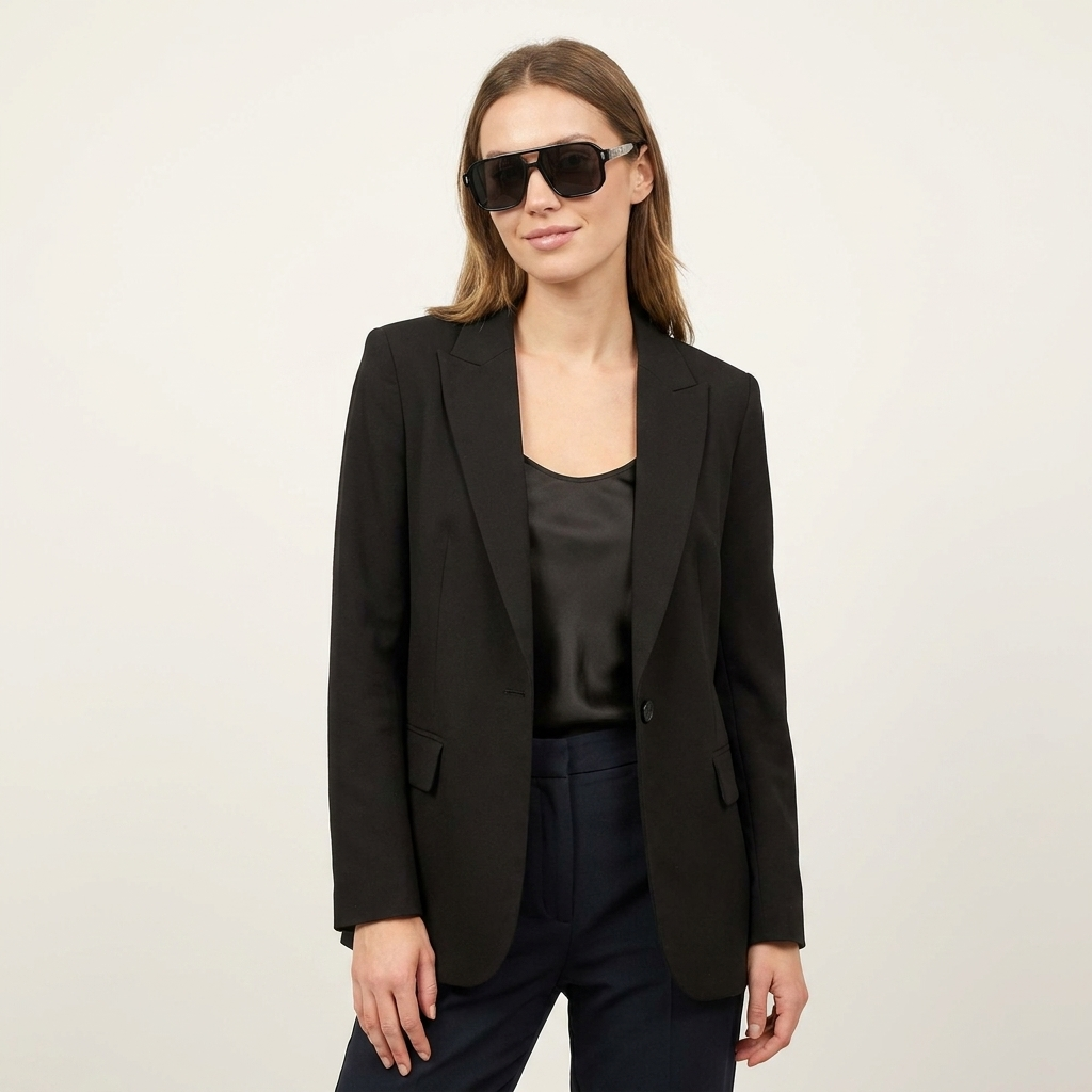 OG Shadow Pilot Luxe | Black Navigator Sunglasses with Metal Signature Temples