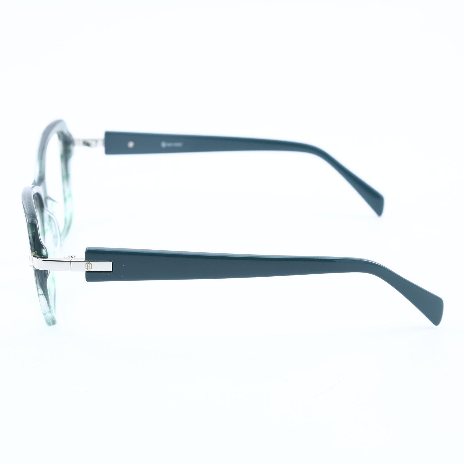 OG Sky Glow Full Rim Square Eyeglasses | Transparent Ice Blue Lightweight Optical Frame for Women