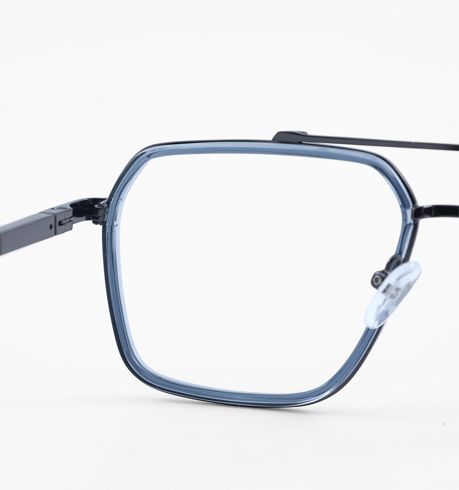 OG Slate Metal Square Eyeglasses | Premium Full Rim Optical Frame
