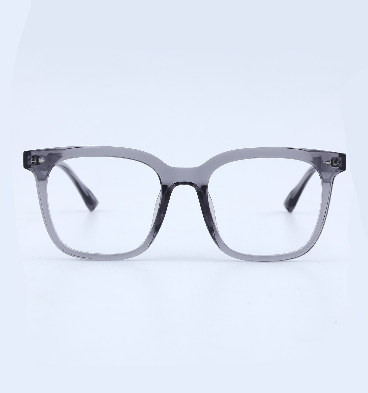 OG Smoke Curve Full Rim Eyeglasses | Modern Curved Optical Frame for Men &