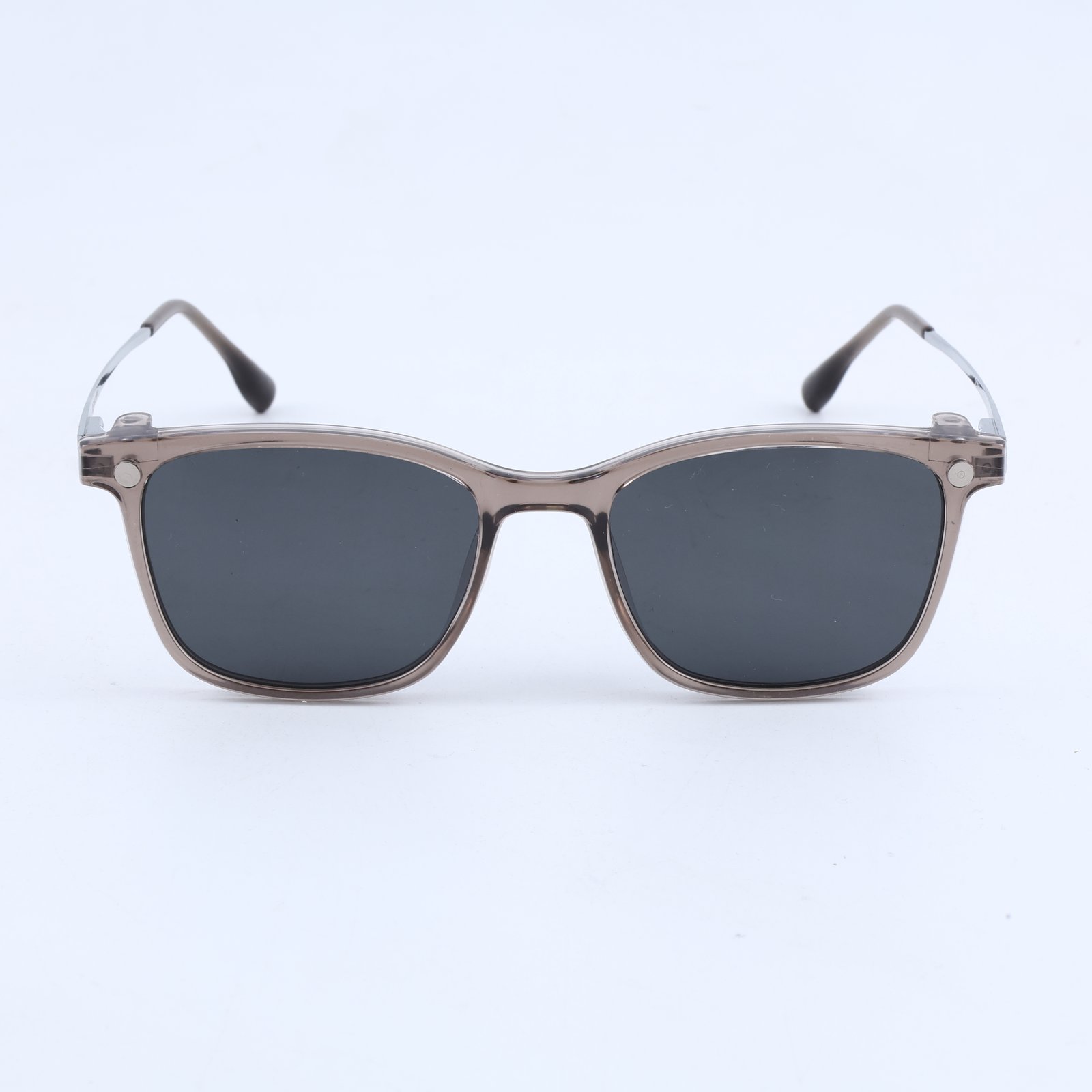 OG Smoke Luxe Clip-On | Crystal Square Magnetic Sunglasses