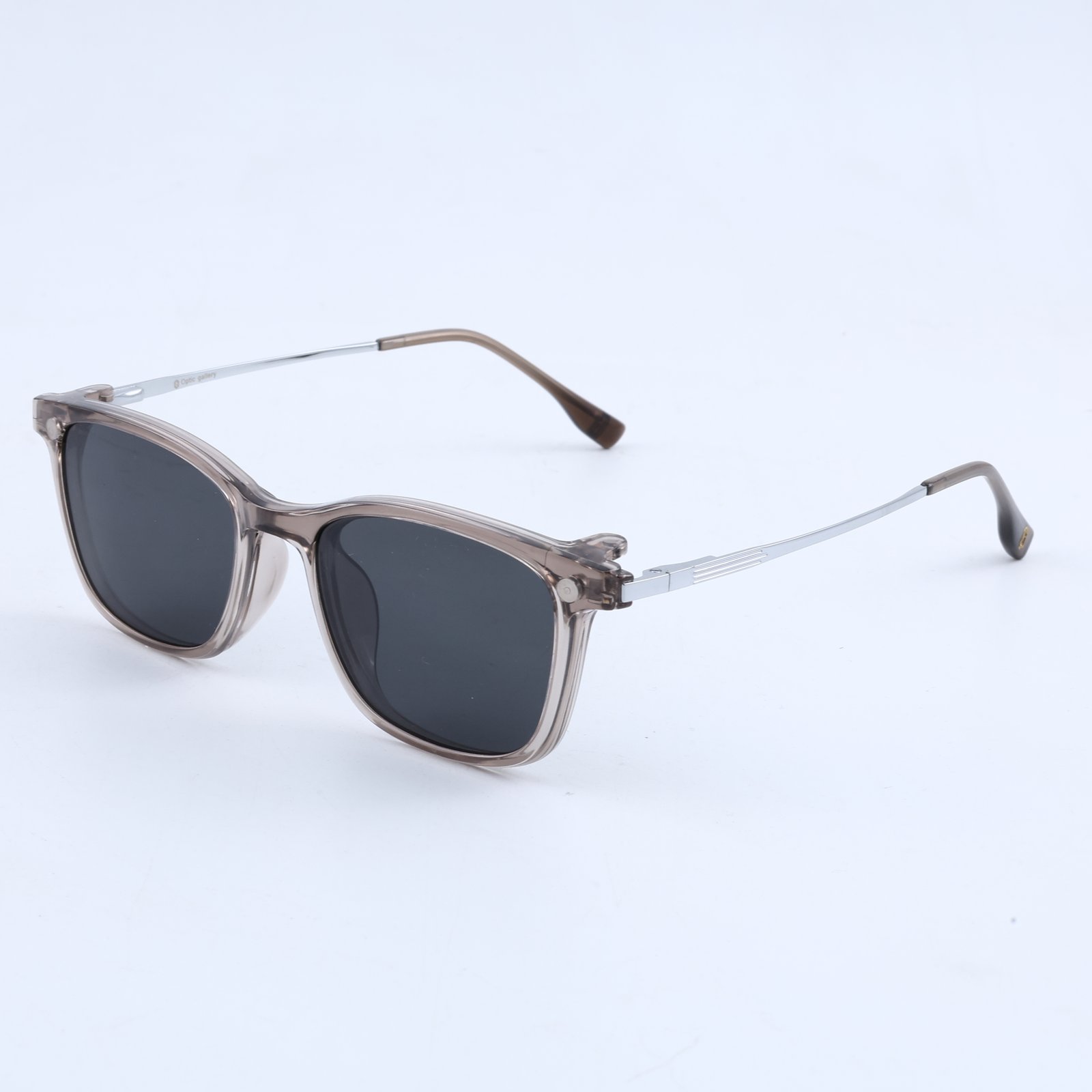 OG Smoke Luxe Clip-On | Crystal Square Magnetic Sunglasses