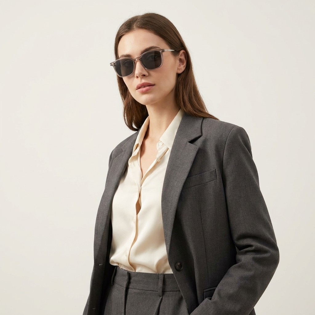 OG Smoke Luxe Clip-On | Crystal Square Magnetic Sunglasses