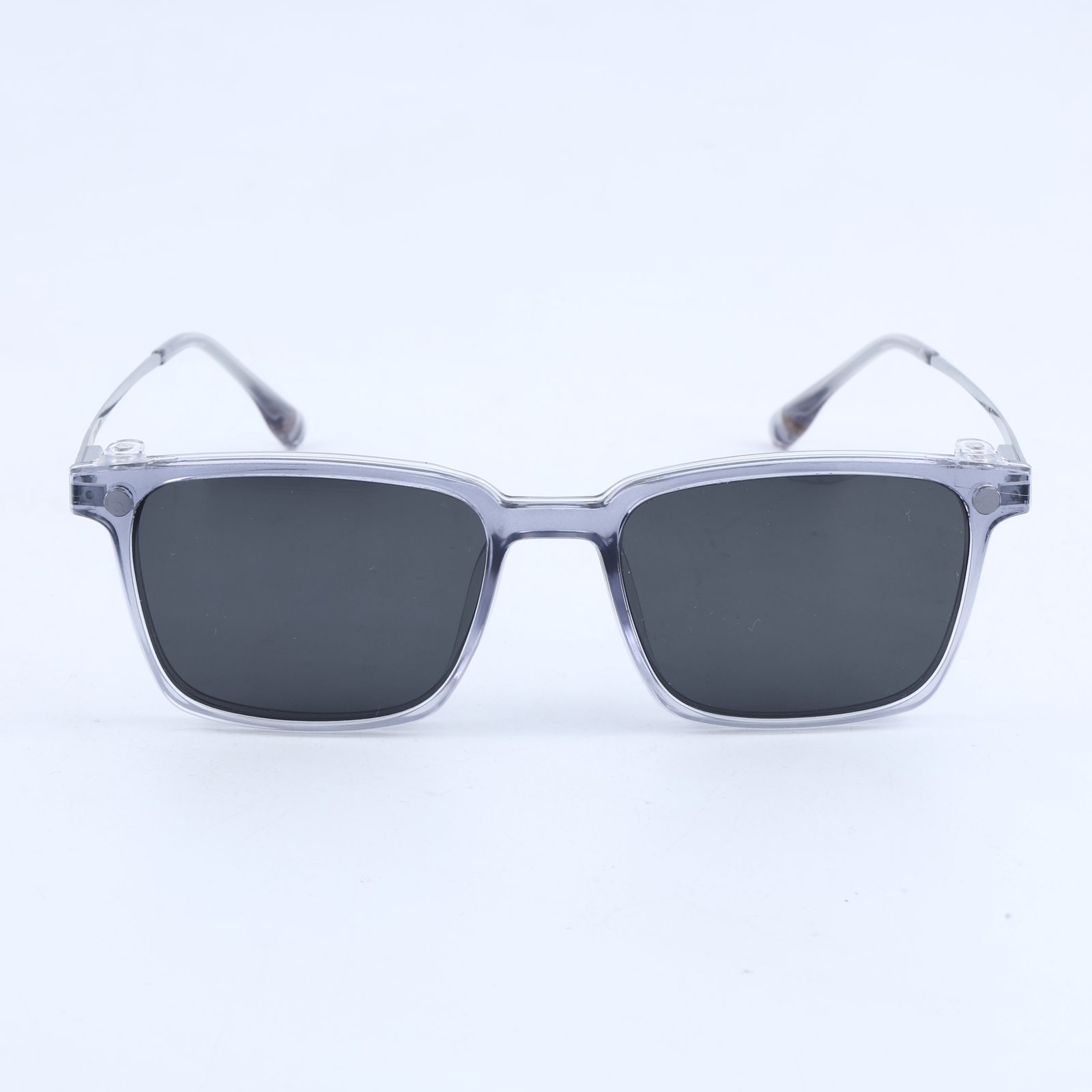 OG Smoke Luxe Clip-On | Crystal Square Magnetic Sunglasses