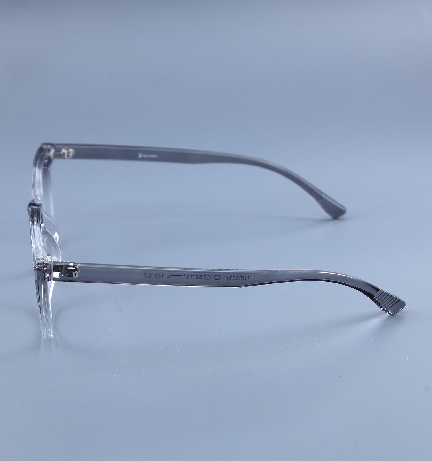 OG Smoky Crystal Full Rim Square Eyeglasses for Men