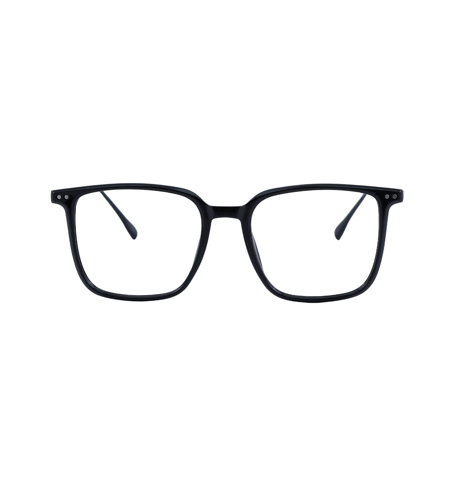 OG Square Everyday Full Rim Optical Frame – Black & Pink | Unisex Daily Wear Eyeglasses