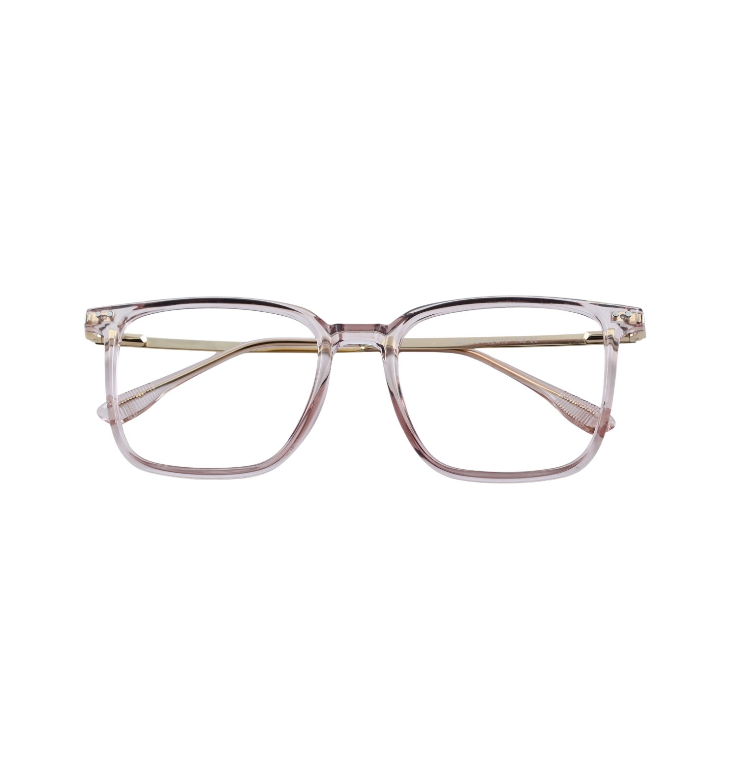 OG Square Everyday Full Rim Optical Frame – Black & Pink | Unisex Daily Wear Eyeglasses