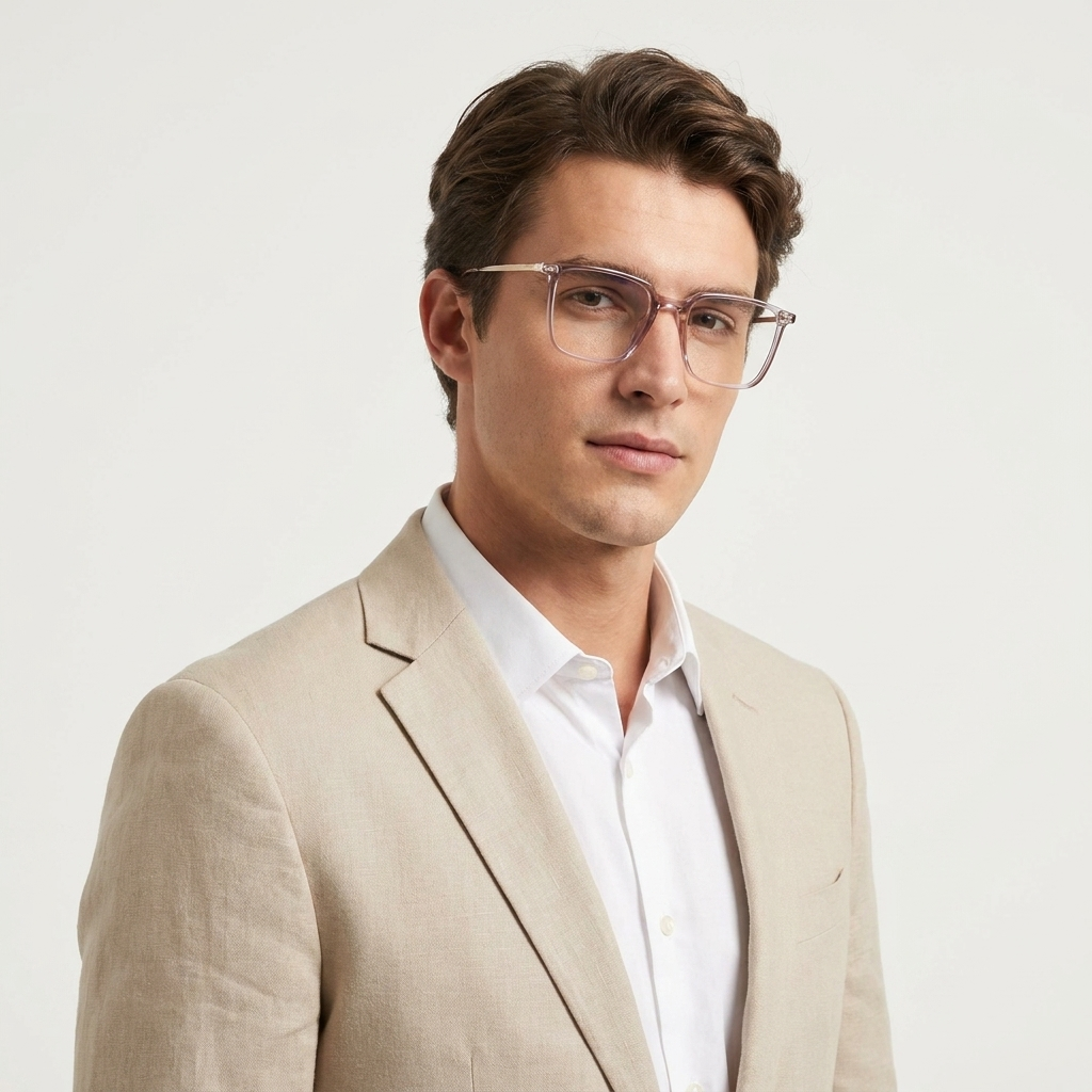 OG Square Everyday Full Rim Optical Frame – Black & Pink | Unisex Daily Wear Eyeglasses