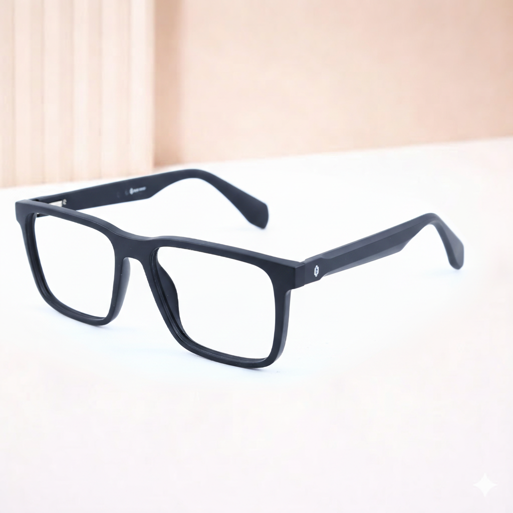 OG Square Frame Eyeglasses | Classic Full Rim Optical Frame for Men