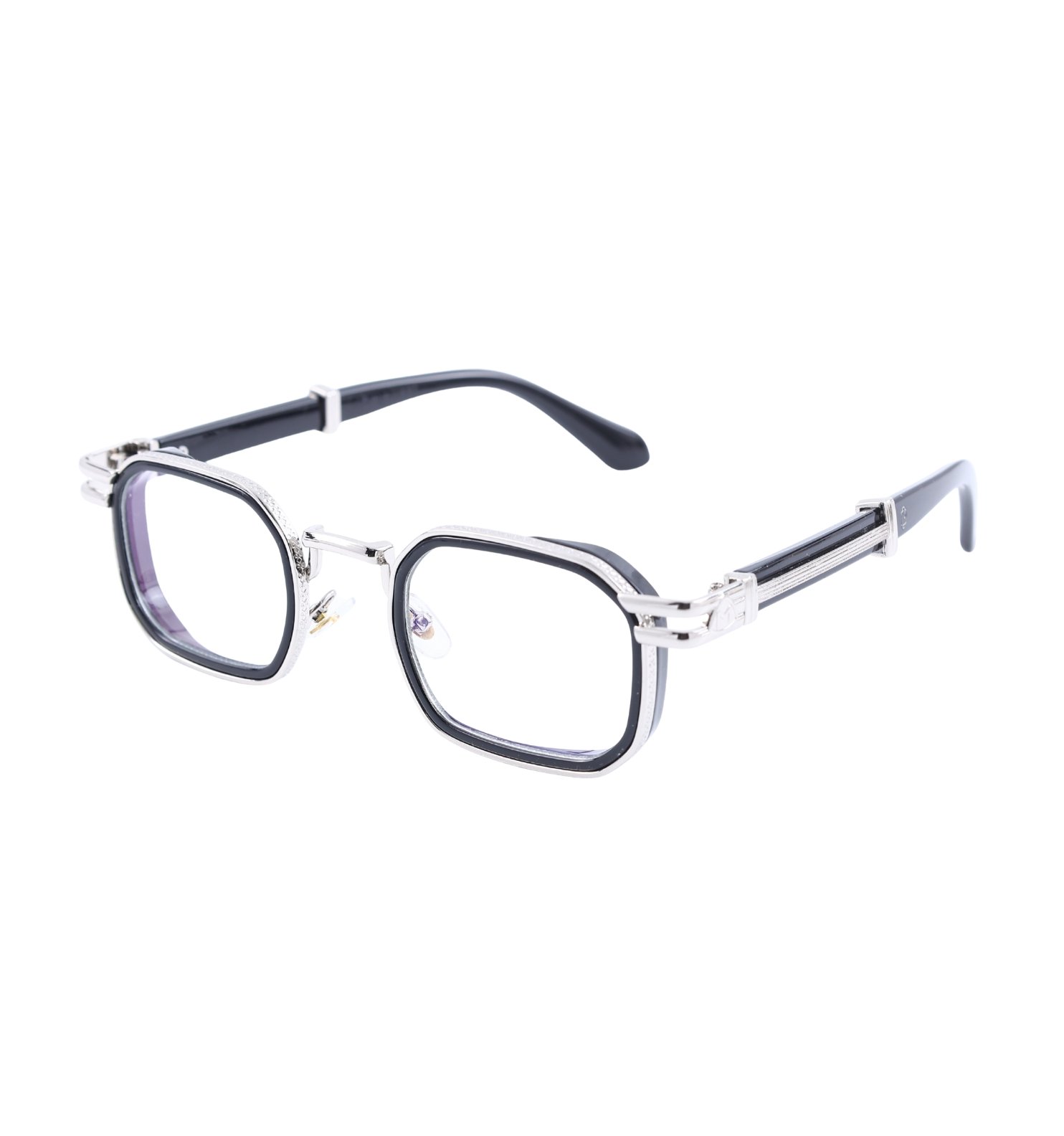 OG Square Metal Neo Sunglasses – Gold Black & Silver Black | UV400 Protection