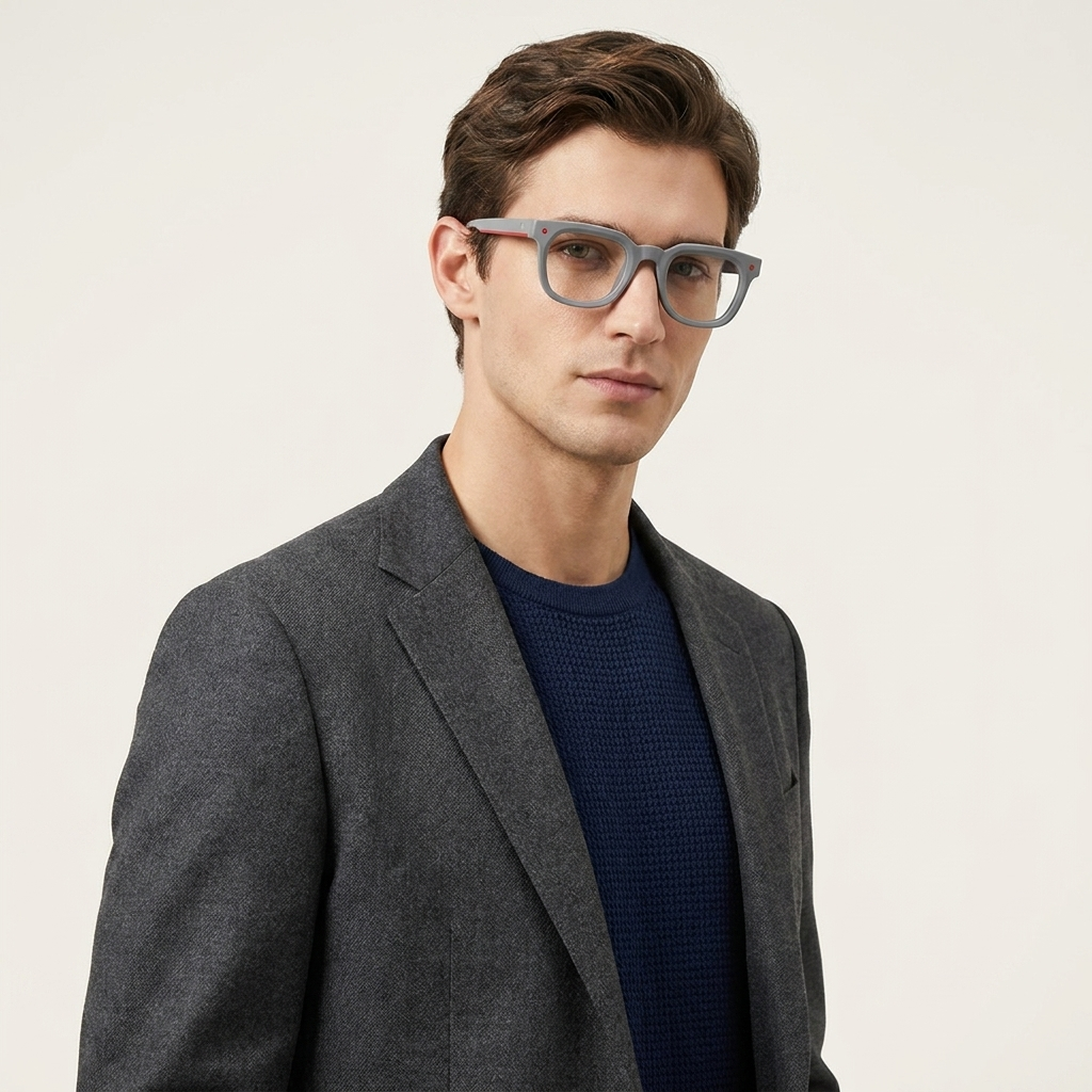 OG Square Modern Blue-Block Eyeglasses for Men & Women