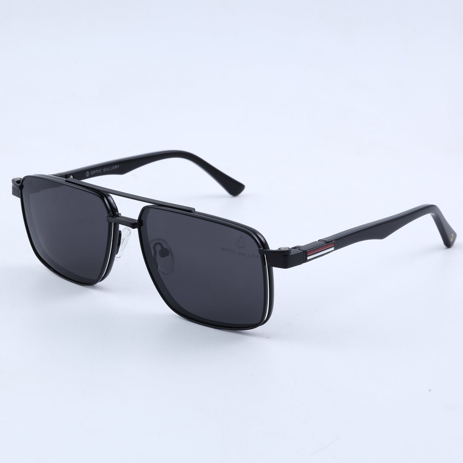OG Stealth Clip-On | Matte Black Magnetic Clip-On Sunglasses with Floating Brow Bar & Ultra-Slim Titanium Design