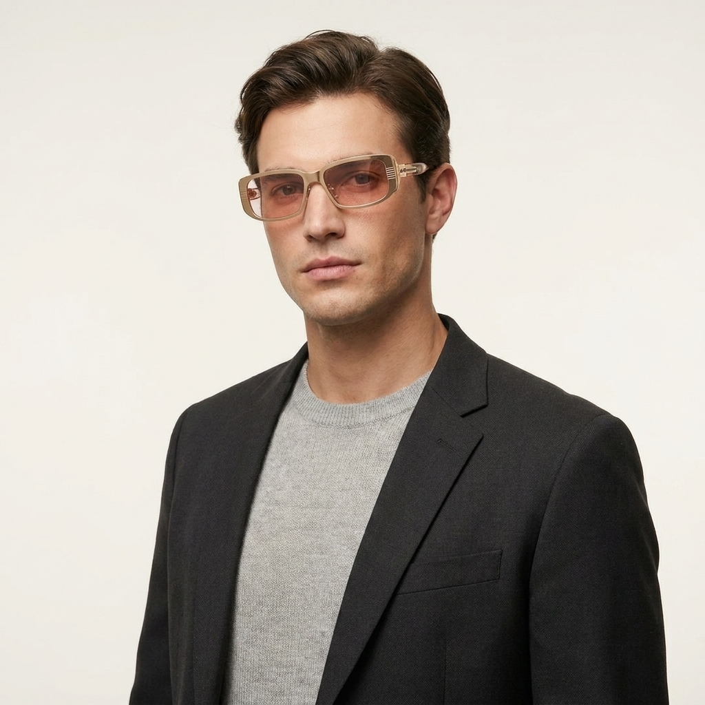 OG Titan Drift | Gunmetal Shield Blue Gradient Sunglasses