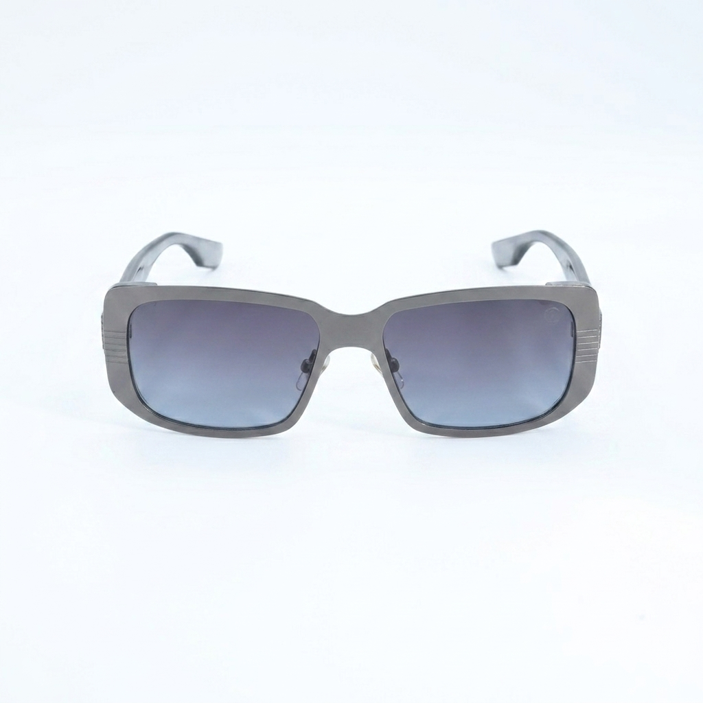 OG Titan Drift | Gunmetal Shield Blue Gradient Sunglasses