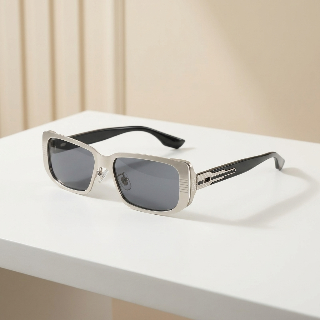 OG Titan Drift | Gunmetal Shield Blue Gradient Sunglasses