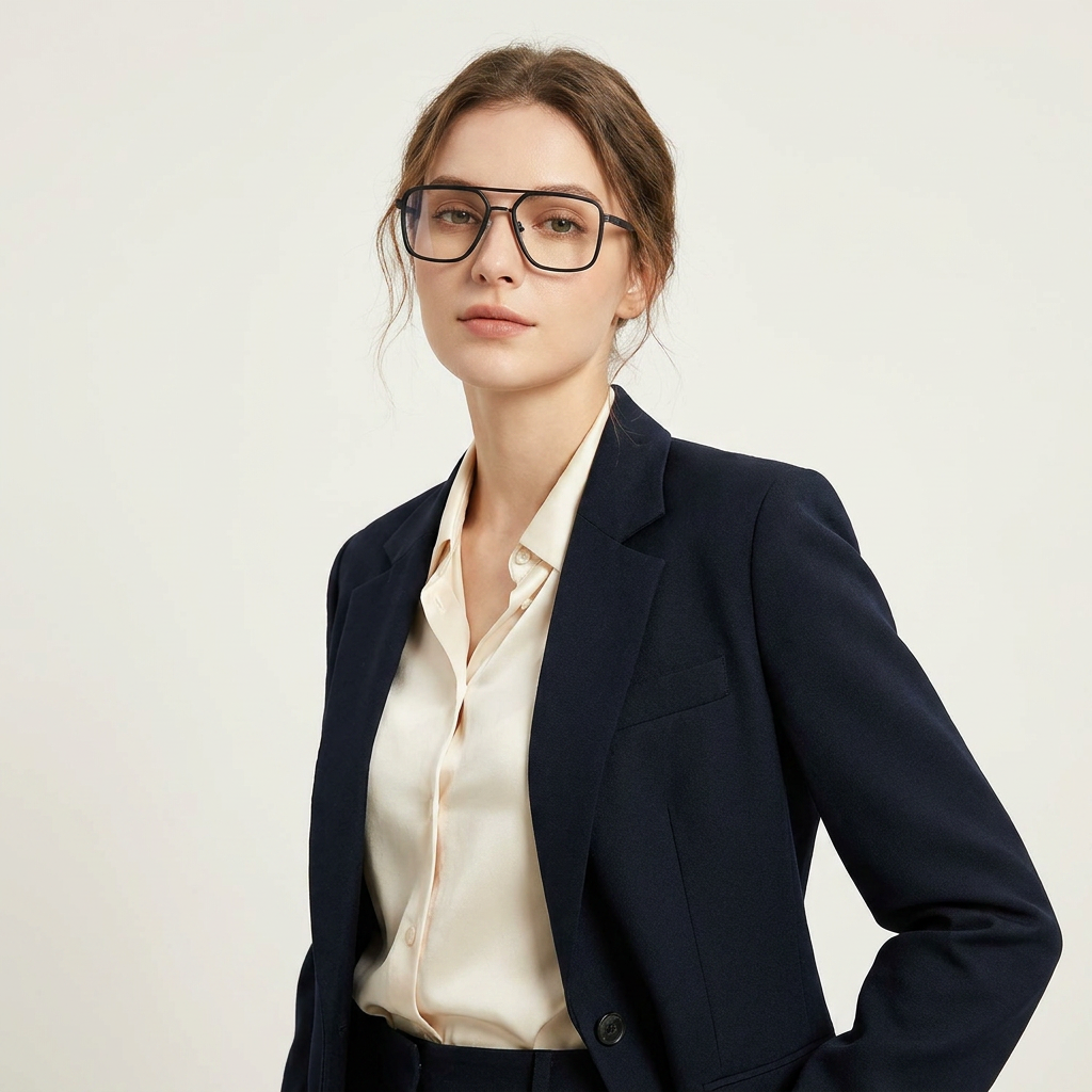 OG Titan Men’s Eyeglasses | Premium Metal Square Optical Frame