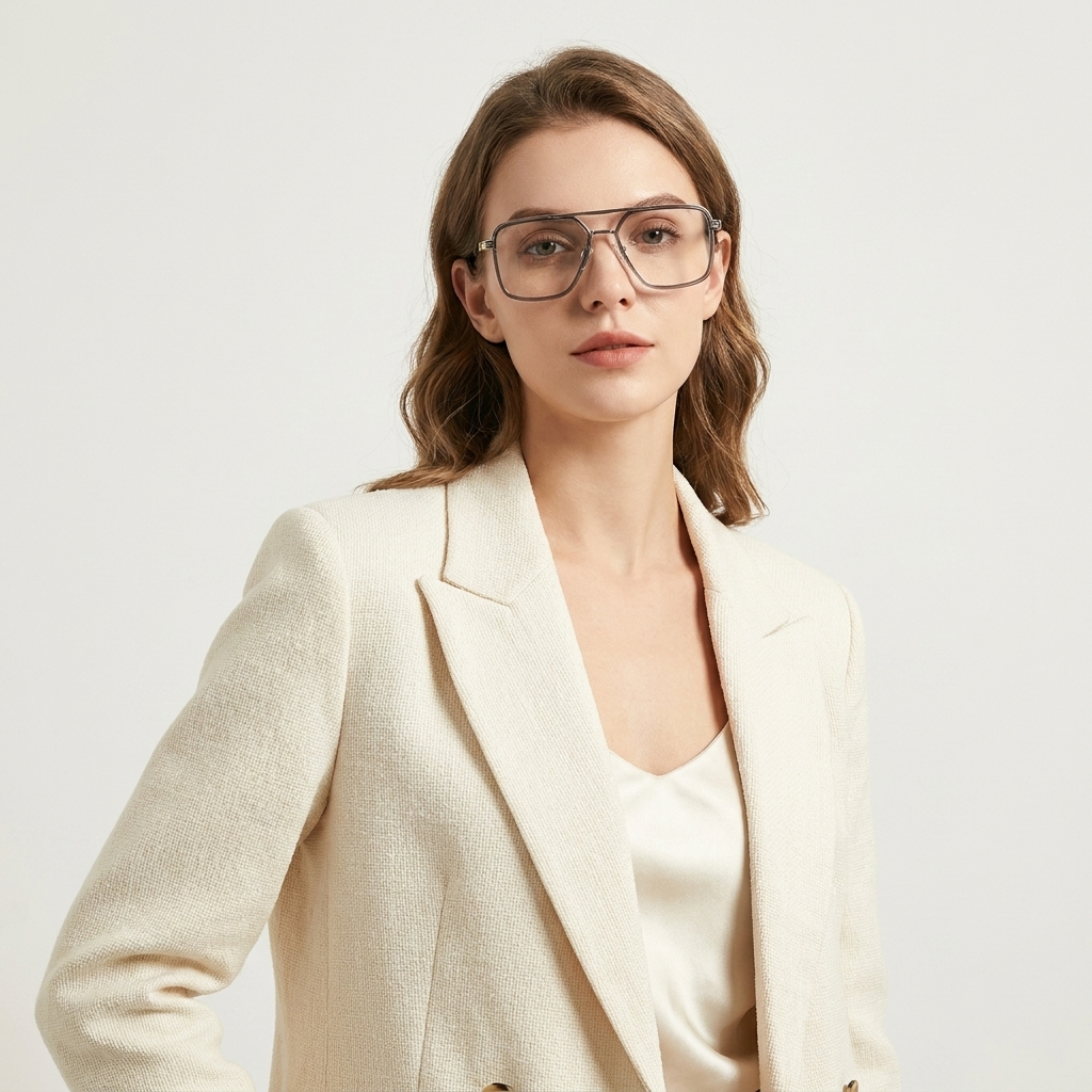 OG Titan Men’s Eyeglasses | Premium Metal Square Optical Frame