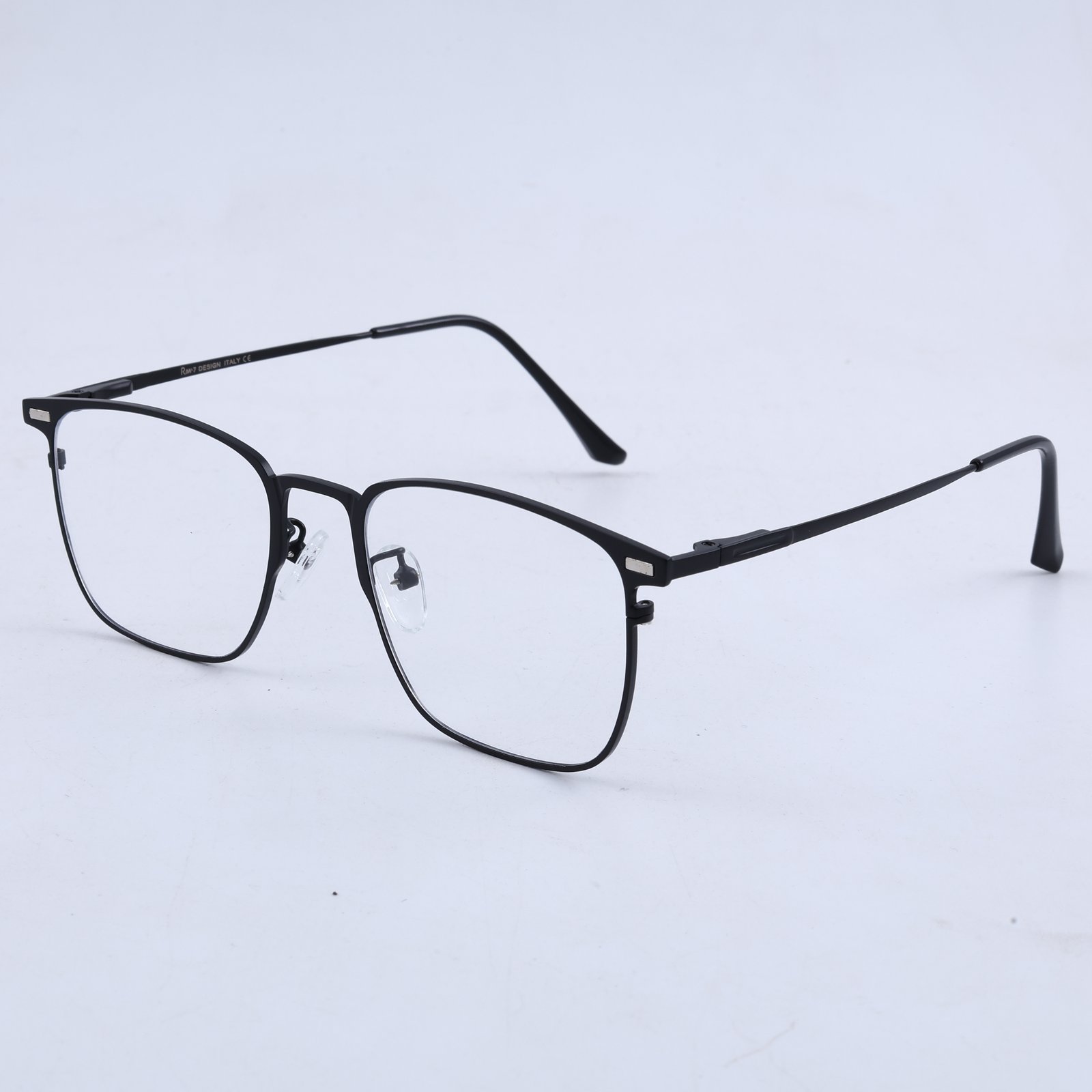 OG Titanium Eclipse | Luxury Matte Black Magnetic Clip-On Eyewear with Dual Lens Set