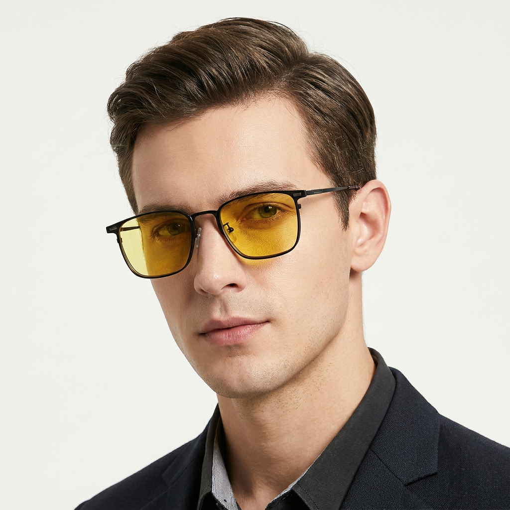 OG Titanium Eclipse | Luxury Matte Black Magnetic Clip-On Eyewear with Dual Lens Set