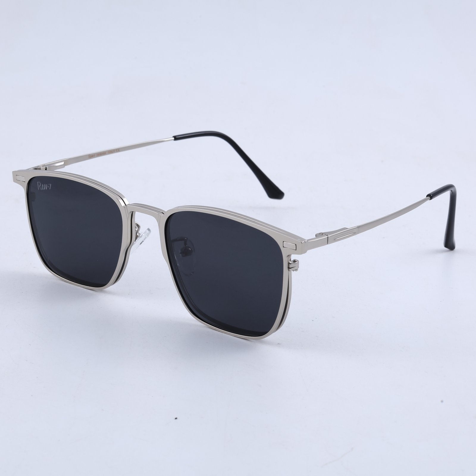 OG Titanium Eclipse | Premium Silver Magnetic Clip-On Eyewear