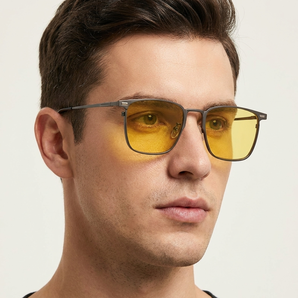 OG Titanium Sovereign | Premium Gunmetal Magnetic Clip-On Eyewear with Dual Lens Set