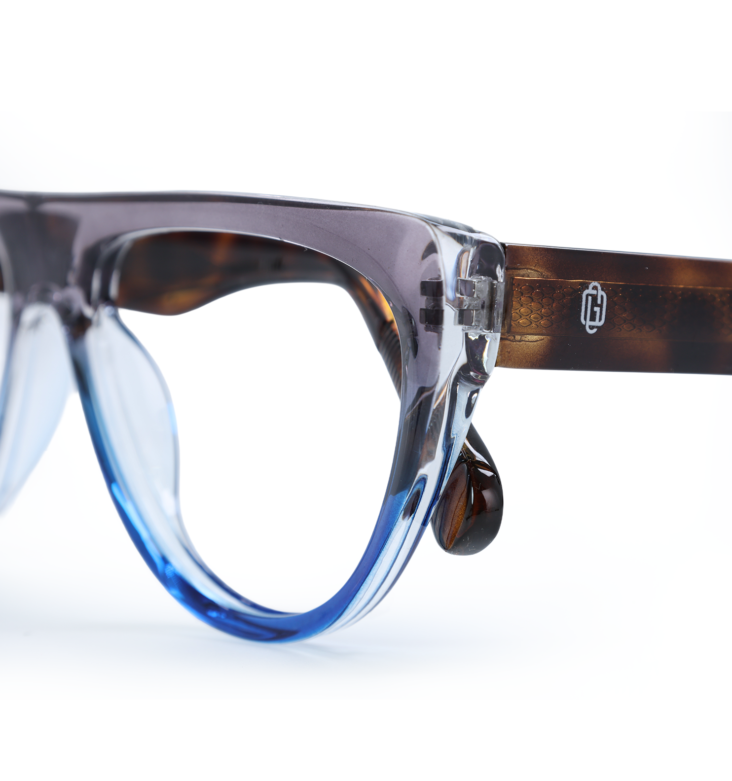 OG Unbreakable Eyeglasses Full Rim | Unisex Flexible Frame in Blue, Black & White