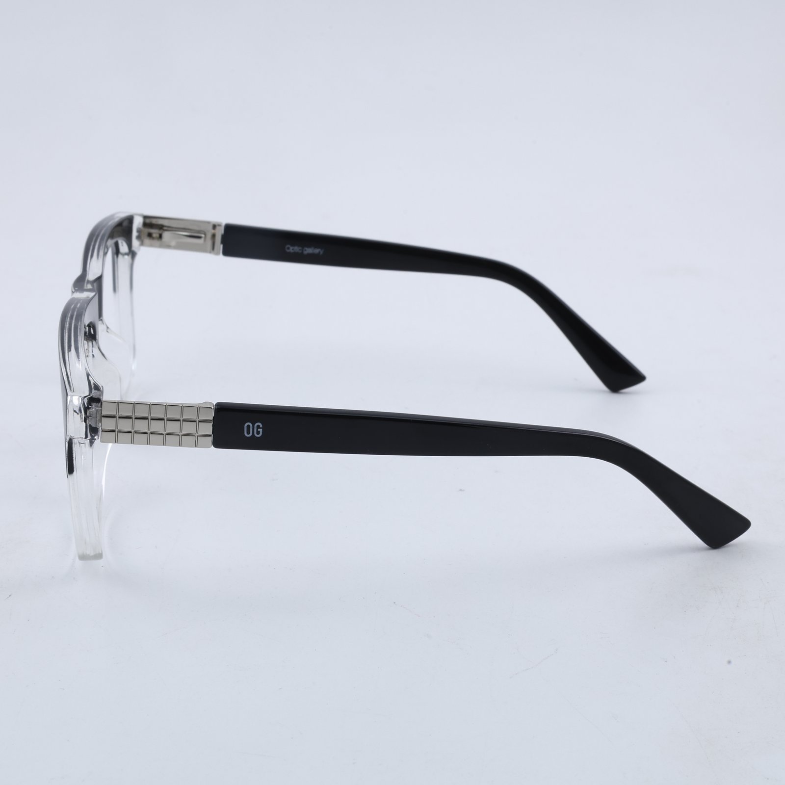 OG Urban Frost Full Rim Square Eyeglasses | Dual Tone Transparent Premium Optical Frame for Men