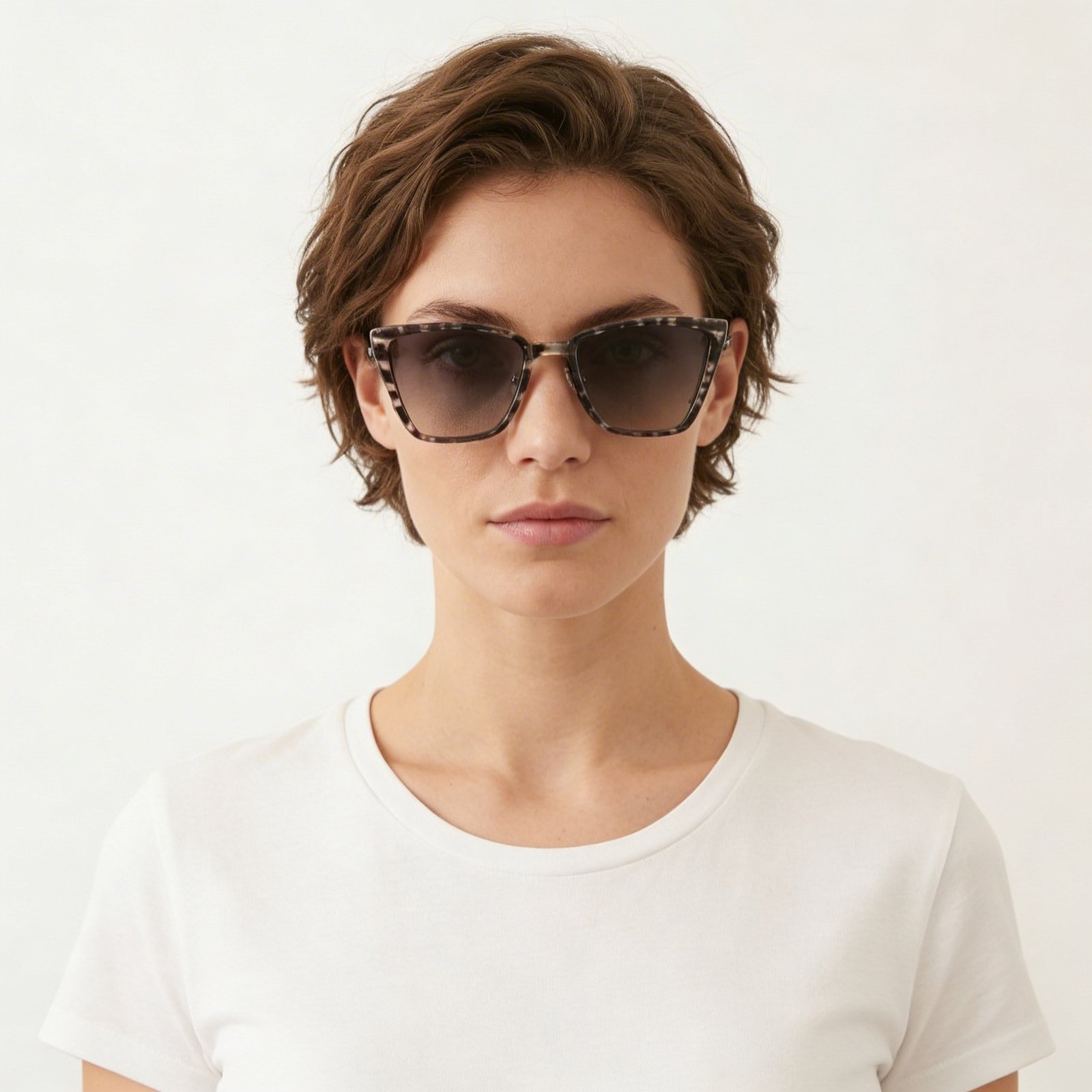 OG Urban Mist | Grey Transparent Cat-Eye Sunglasses